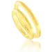 FACADORO Wedding Ring With Pattern Gold K14 WR-100W, image 2