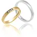 FACADORO Wedding Ring With Pattern Gold K14 WR-39WG