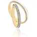 FACADORO Wedding Ring With Pattern Gold K14 WR-58WG