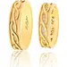 FACADORO Wedding Ring With Pattern Gold K14 WR-68G