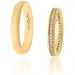 FACADORO Wedding Ring With Pattern Gold K14 WR-71G