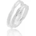FACADORO Wedding Ring With Pattern Gold K14 WR-88G, image 2