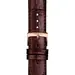 TISSOT Αυθεντικό Καφέ Δερμάτινο Λουράκι 20/18 T852043014