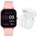 REFLEX ACTIVE Series 17 Wireless Earbuds Pink Silicon Strap RA17-2162-TWS