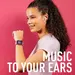 REFLEX ACTIVE Series 17 Wireless Earbuds Pink Silicon Strap RA17-2162-TWS, image 2