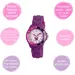 TIKKERS Girls Purple Strap Time Teacher TK0041, image 4