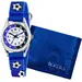 TIKKERS Boys Blue Canvas Strap Teacher Football Set ATK1090