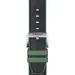 TISSOT Αυθεντικό Μαύρο Πράσινο Λουράκι Από Δέρμα Και Καουτσούκ 22/22 T852046787