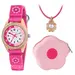 TIKKERS Girls Pink Canvas Strap Flower Set ΑΤΚ1107, image 2