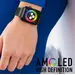 REFLEX ACTIVE Series 30 Amoled Black Mesh Smart Calling Watch RA30-4088, image 2