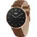 HENRY LONDON Smartwatch Rose & Chocolate Leather HLS65-0002
