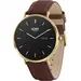 HENRY LONDON Smartwatch Gold & Chocolate Leather HLS65-0007