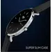 HENRY LONDON Smartwatch Silver & Black Leather HLS65-0009, image 4
