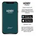 HENRY LONDON Smartwatch Silver & Slate Silicone HLS65-0011, image 7