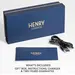 HENRY LONDON Smartwatch Gold & Navy Silicone HLS65-0012, image 8