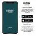 HENRY LONDON Smartwatch Gold & Forest Silicone HLS65-0018, image 6